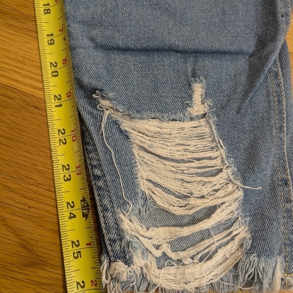 Hollister High Rise Slim Straight Distressed Jeans Size 27 - Picture 7 of 9